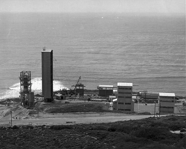 Convair Atlas components test facility at Point Loma