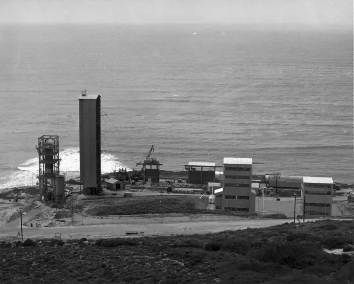 Framed Print : Convair Atlas components test facility at Point Loma Framed Print : Convair Atlas components test facility at Point Loma