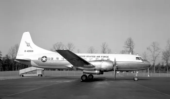 Framed Print : Convair C-131D Samaritan 54-2809 Framed Print : Convair C-131D Samaritan 54-2809