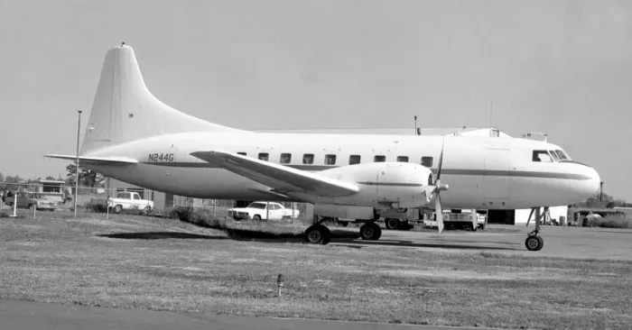Framed Print : Convair CV-240-23 N244G Framed Print : Convair CV-240-23 N244G