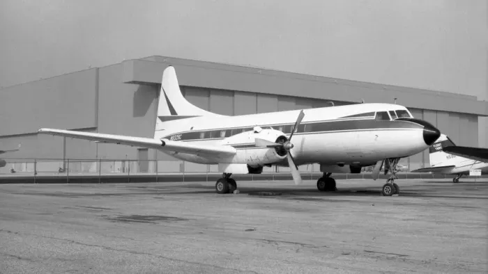 Framed Print : Convair CV-340 N8329C Framed Print : Convair CV-340 N8329C
