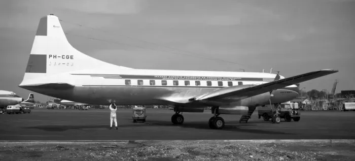Framed Print : Convair CV-440 PH-CGE Framed Print : Convair CV-440 PH-CGE