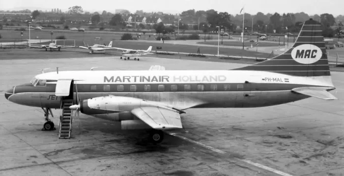 Framed Print : Convair CV-640 PH-MAL Framed Print : Convair CV-640 PH-MAL