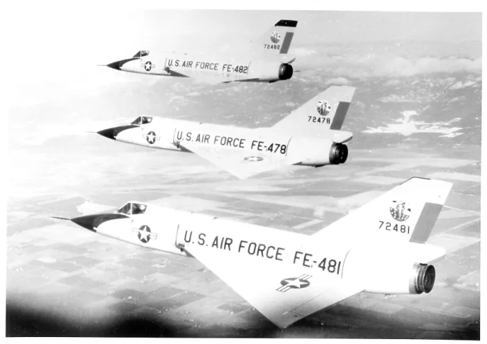 Framed Print : Convair F-106A Delta Dart 57-2481