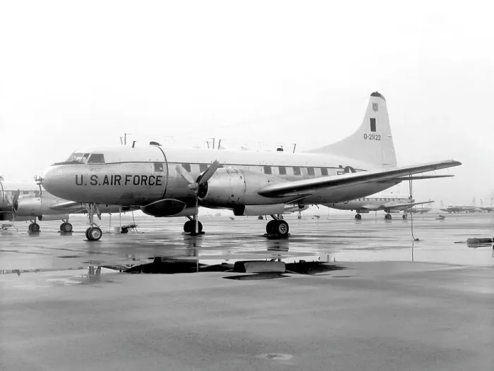 Framed Print : Convair T-29C 52-1122 Framed Print : Convair T-29C 52-1122