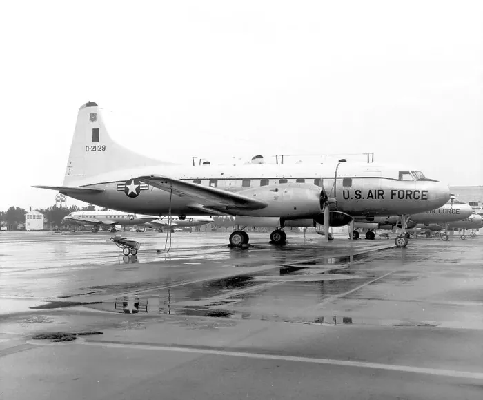 Framed Print : Convair T-29C 52-1129 Framed Print : Convair T-29C 52-1129