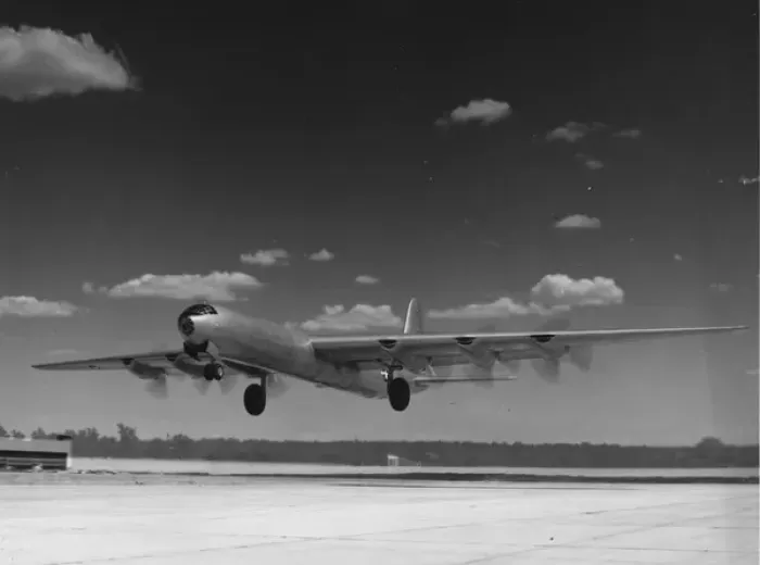Framed Print : Convair XB-36 -initially ordered in November 1941 Framed Print : Convair XB-36 -initially ordered in November 1941