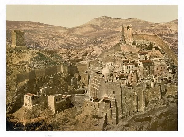 The convent, Mar-Saba, Holy Land, (i. e. West Bank)