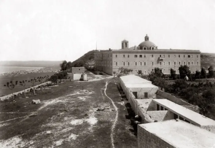 Framed Print : Convent of Mount Carmel, Palestine (Israel) circa 1890 Framed Print : Convent of Mount Carmel, Palestine (Israel) circa 1890