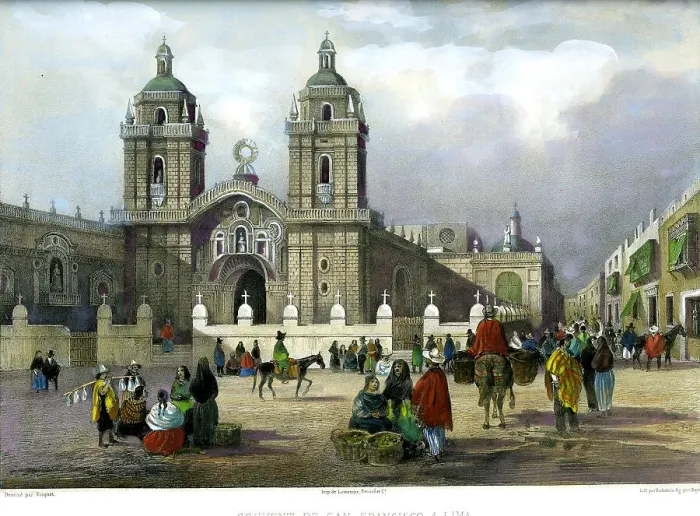 Framed Print : Convent of San Francisco, Lima, Peru Framed Print : Convent of San Francisco, Lima, Peru