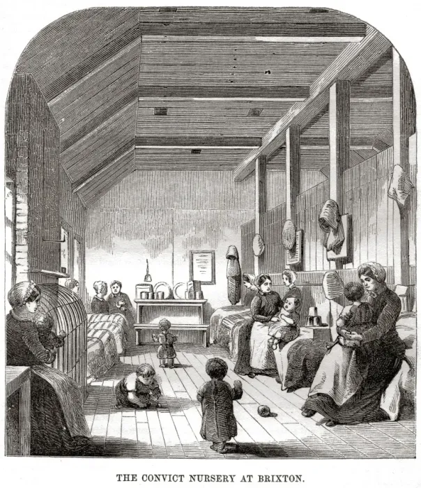 Framed Print : Convict nursery at Brixton Prison Framed Print : Convict nursery at Brixton Prison