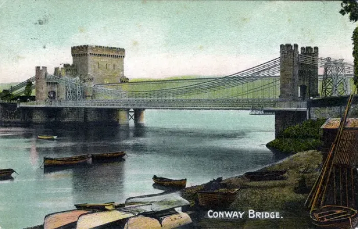 Framed Print : Conway Bridge, Conway - Conwy, Gwynedd Framed Print : Conway Bridge, Conway - Conwy, Gwynedd