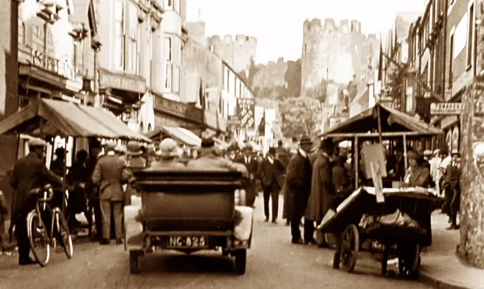Framed Print : Conwy and the Castle, 1920s maybe Framed Print : Conwy and the Castle, 1920s maybe