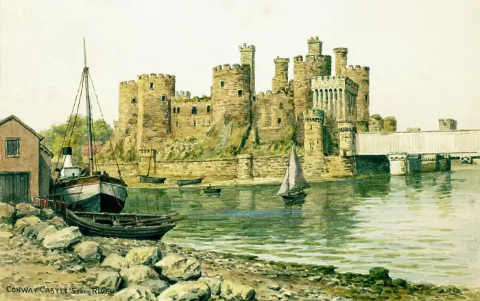 Framed Print : Conwy Castle, Conwy (Conway), North Wales Framed Print : Conwy Castle, Conwy (Conway), North Wales