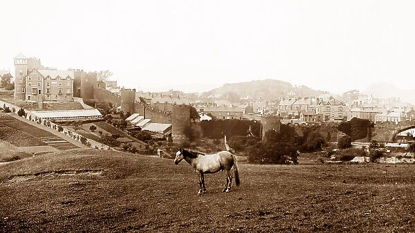 Conwy and Castle, Wales, early 1900s