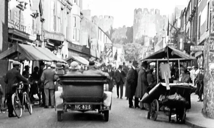 Framed Print : Conwy village and castle Framed Print : Conwy village and castle