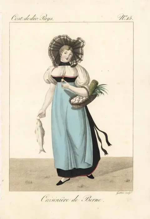Framed Print : Cook of Bern, Switzerland, 19th century Framed Print : Cook of Bern, Switzerland, 19th century