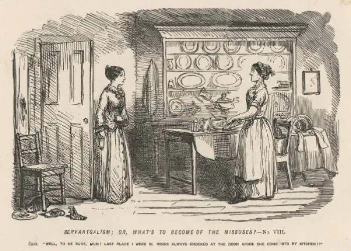 Framed Print : Cook and Mistress Framed Print : Cook and Mistress
