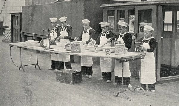 Cookery class, Training Ship Wellesley, North Shields