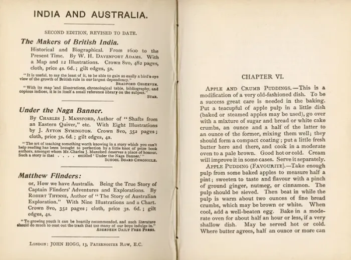 Framed Print : Cookery for Invalids and Others, inside pages, 1897 Framed Print : Cookery for Invalids and Others, inside pages, 1897