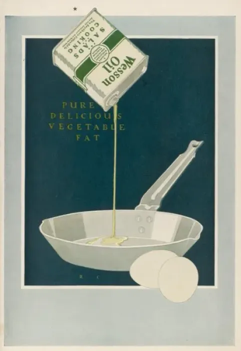 Framed Print : Cooking Oil Advert Framed Print : Cooking Oil Advert
