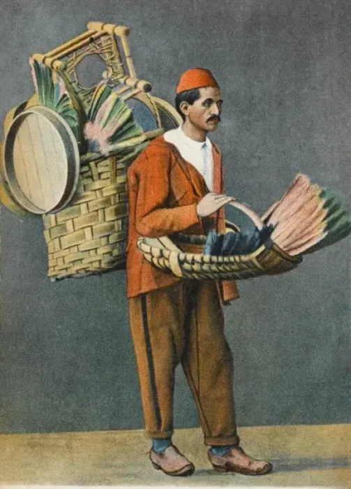 Framed Print : Cooking Utensil Salesman Framed Print : Cooking Utensil Salesman