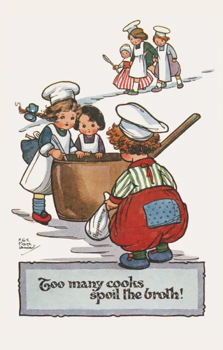 Framed Print : Too Many Cooks Framed Print : Too Many Cooks