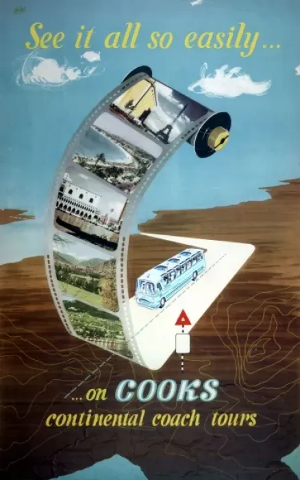 Framed Print : Cooks Continental Coach Tours Framed Print : Cooks Continental Coach Tours