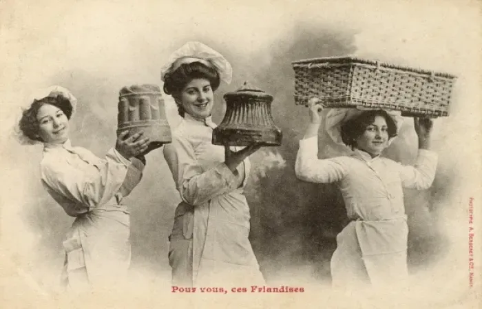 Framed Print : Cooks presenting three delicacies Framed Print : Cooks presenting three delicacies