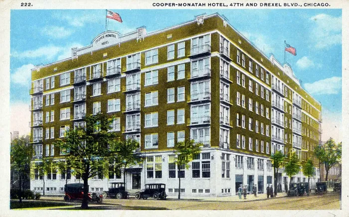 Framed Print : Cooper-Monatah Hotel, 47th and Drexel Boulevard, Chicago Framed Print : Cooper-Monatah Hotel, 47th and Drexel Boulevard, Chicago