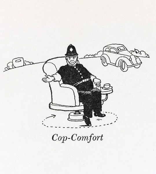 Cop Comfort  /  W Heath Robinson