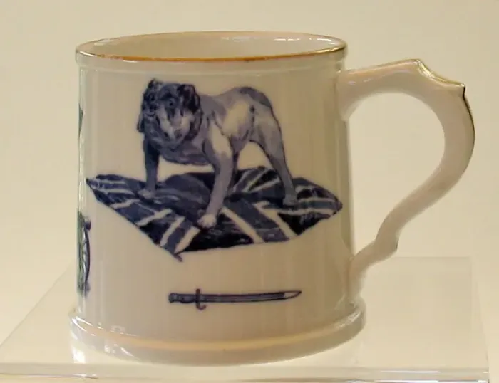 Framed Print : Copelands Spode China mug - English bulldog Framed Print : Copelands Spode China mug - English bulldog