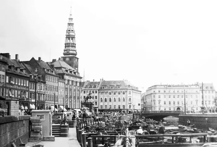 Framed Print : Copenhagen Denmark probably 1930s Framed Print : Copenhagen Denmark probably 1930s