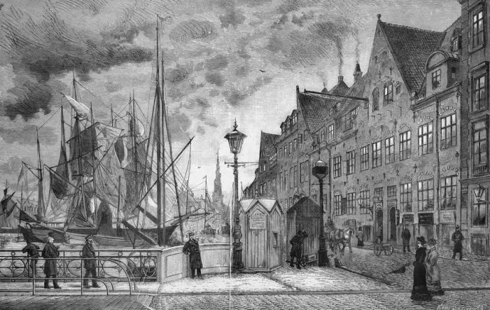 Framed Print : Copenhagen Quayside Framed Print : Copenhagen Quayside