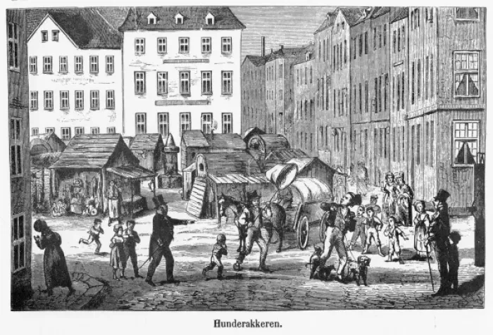 Framed Print : Copenhagen Street Scene