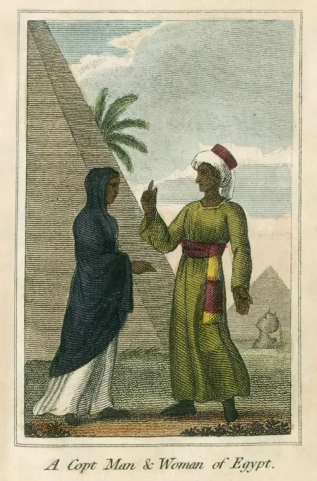 Framed Print : A Copt Man & Woman - Egypt Framed Print : A Copt Man & Woman - Egypt