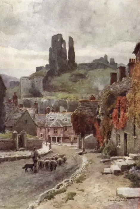 Framed Print : Corfe Castle Dorset Framed Print : Corfe Castle Dorset