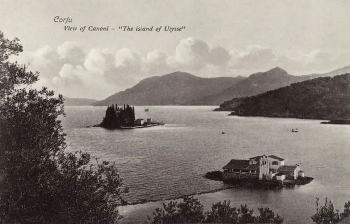Framed Print : Corfu - Greece - Kanoni, The Island of Ulysses