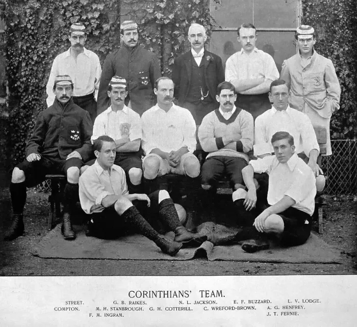 Framed Print : Corinthians Football team, 1890s
