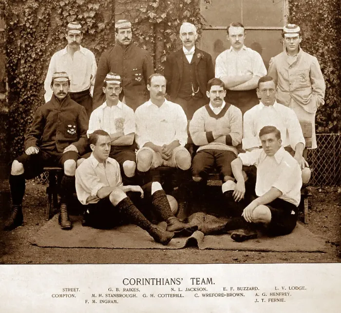Framed Print : Corinthians Football team, 1890s Framed Print : Corinthians Football team, 1890s