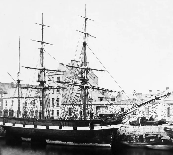 Framed Print : Cork Harbour - Hardy Sugar Barque - early 1900s Framed Print : Cork Harbour - Hardy Sugar Barque - early 1900s