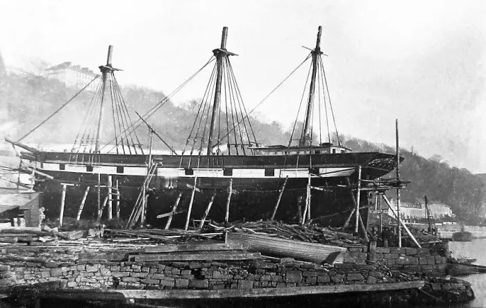 Framed Print : Cork Robinson's Dock early 1900s Framed Print : Cork Robinson's Dock early 1900s