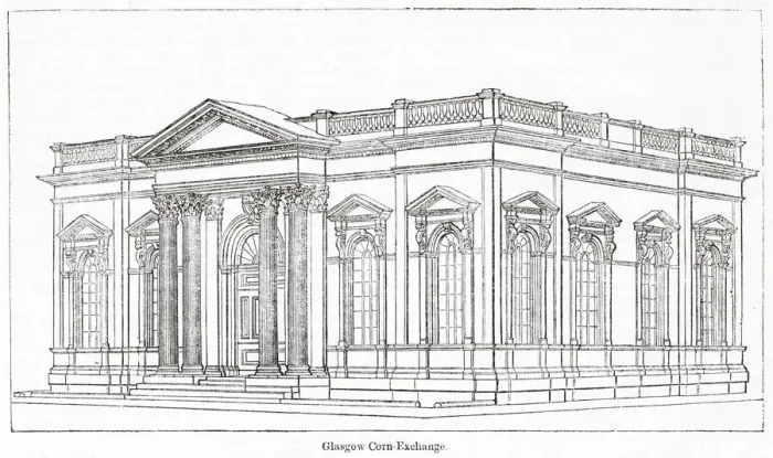 Framed Print : Corn Exchange, Glasgow, Scotland Framed Print : Corn Exchange, Glasgow, Scotland