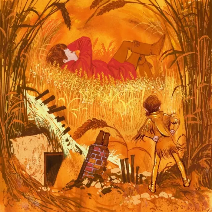 Framed Print : The Corn Fairies Framed Print : The Corn Fairies