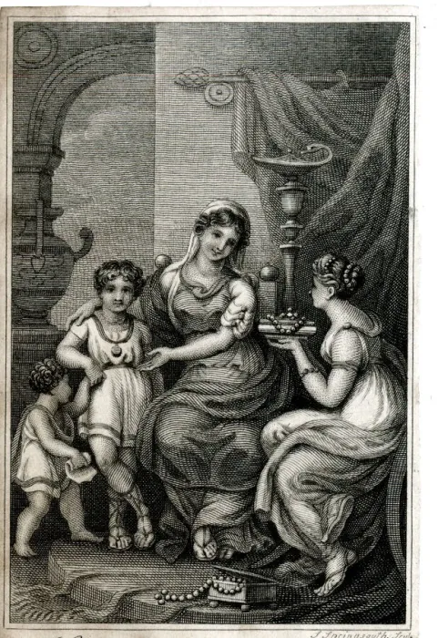 Framed Print : Cornelia, the mother of the Gracchi Framed Print : Cornelia, the mother of the Gracchi