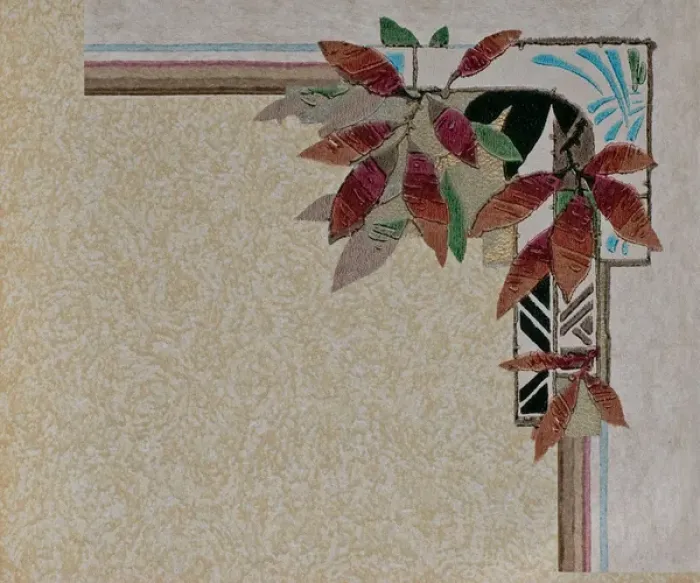Framed Print : Corner design, SMB wallpaper sample book Framed Print : Corner design, SMB wallpaper sample book