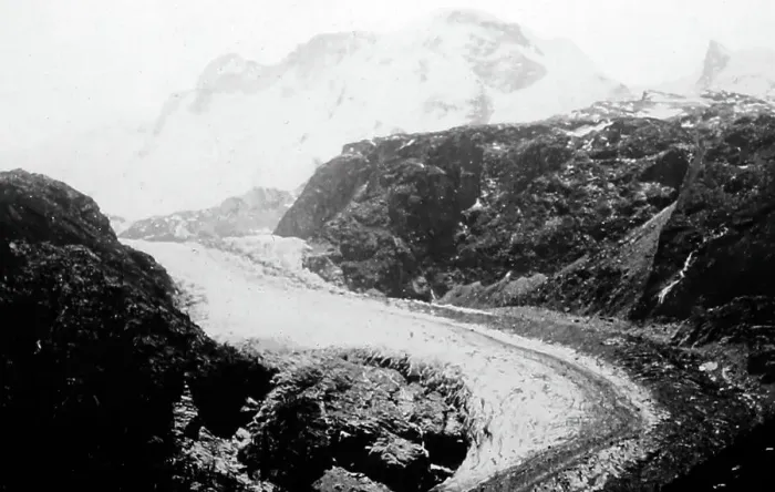 Framed Print : Corner Glacier, Zermatt, Switzerland, Victorian period Framed Print : Corner Glacier, Zermatt, Switzerland, Victorian period