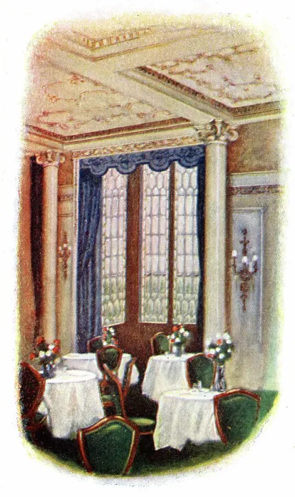 Framed Print : A Corner of the Restaurant, The Berkeley Hotel, London Framed Print : A Corner of the Restaurant, The Berkeley Hotel, London