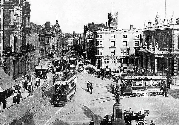Cornhill and Tavern Street, Ipswich early 1900's