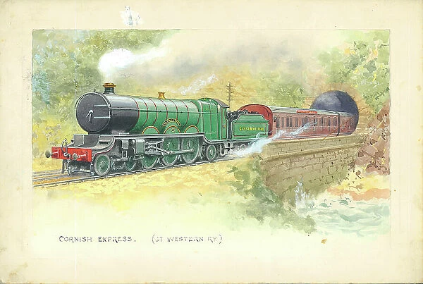 Cornish Express Great Western Railway Steam Locomotive
